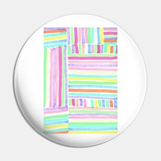 Neon Pastel Stripes Pin