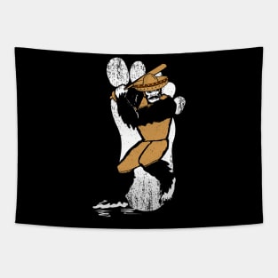 Bigfoot Baseball Cinco De Mayo Tapestry