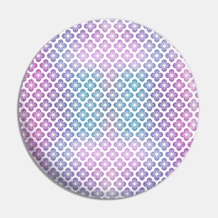 Beautiful dreamy flower pattern, in pastel pink, purple, and cyan Pin