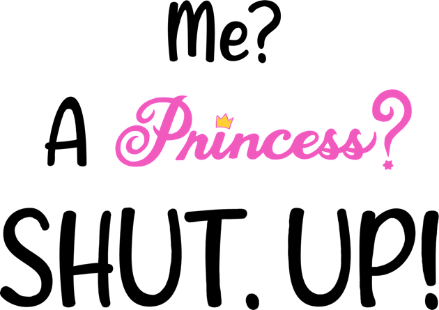 Princess Diaries - Shut Up! Kids T-Shirt by Meggie Mouse