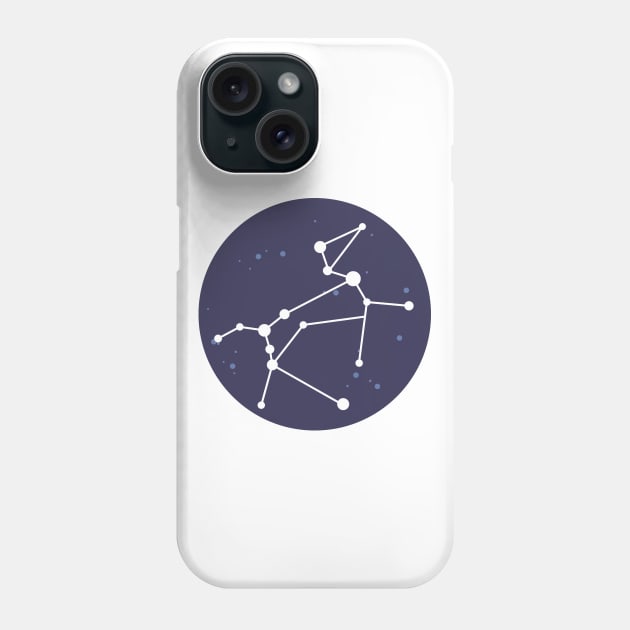 Canis Major Constellation Phone Case by aglomeradesign