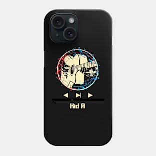 Kid A on guitar Phone Case