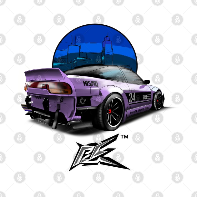 240SX nismo silvia s13 pandem purple by naquash