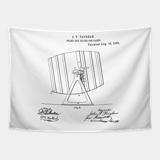 Stand for Casks Vintage Patent Hand Drawing Tapestry