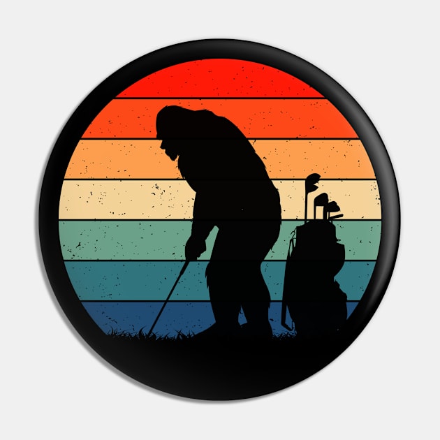 Bigfoot Golf Team Pin by Tesszero