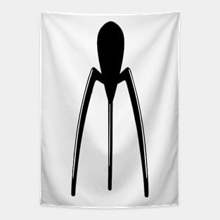 Philippe Starck Juicy Salif in Black Silhouette - Product Design Tapestry