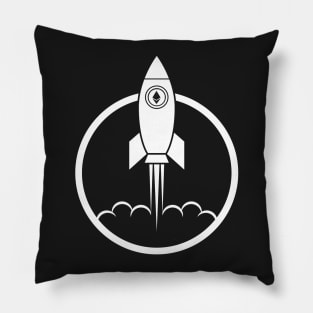 Ethereum to the moon Pillow