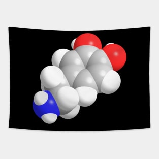 Dopamine Molecule Chemistry Tapestry