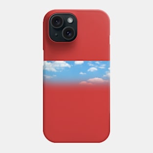 Blue Sky And White Clouds Of Phone Case