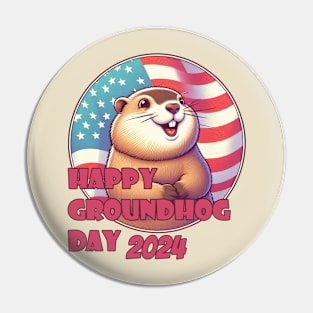 Only groundhog Pin