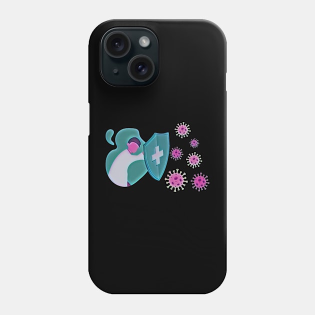 COVID 19 PROTECTION Phone Case by MACIBETTA