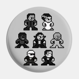 8-bit Universal Monsters Pin