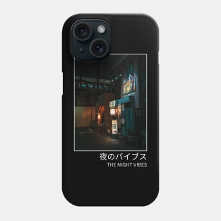 Japanese Night Vibes Design Phone Case