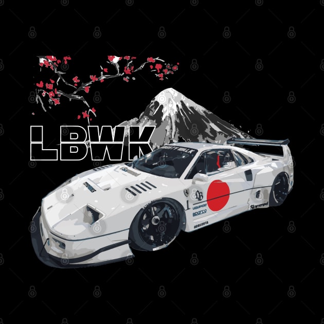 f40 liberty walk lbwk bodykit widebody stance turbo by cowtown_cowboy