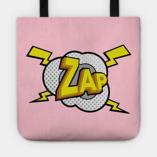 Comic Zap Onomatopoeia Lighning Tote