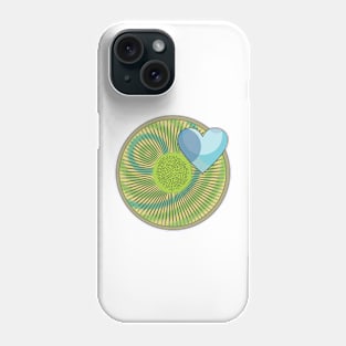 Diatom - Fascinorbis (green) Phone Case