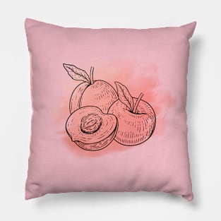 Peachy Drawing Pillow