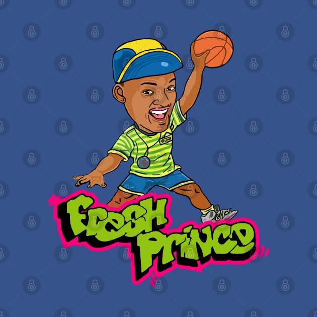 Fresh Prince  // Basketball Cartoon by Niko Neon