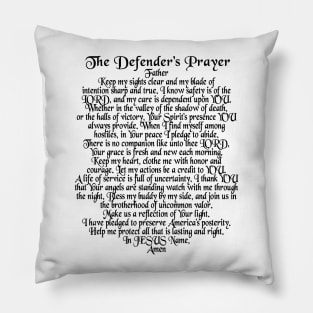 Soldiers Prayer, Military Patriotic, Patriotism Pillow