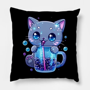 Kawaii Cat Fiesta Pillow