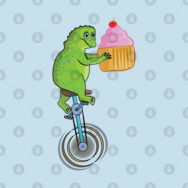 cute frog bring cup cake by tepy 