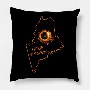 Total Eclipse 2024 Maine Pillow