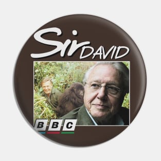 David Attenborough Pin