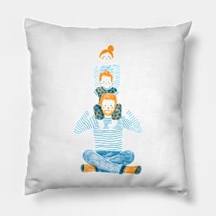 Family Portrait Pillow