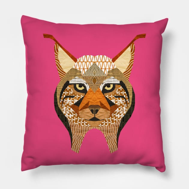 Bobcat Pillow by Wordkeeper