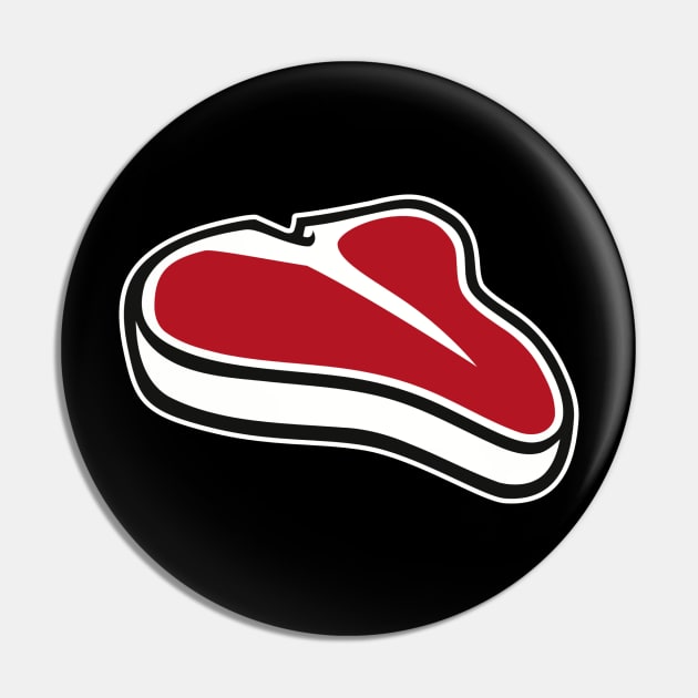 Steak Pin by Designzz