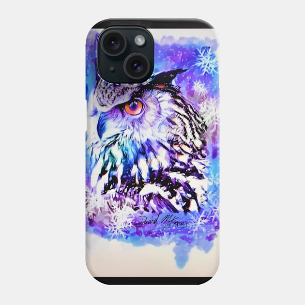 Snow Owl Phone Case by LastViewGallery