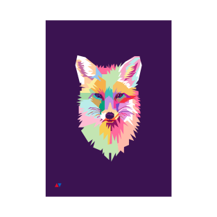 Wolf Pop Art Wpap T-Shirt