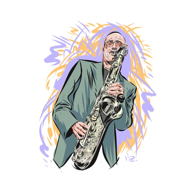 Michael Brecker - An illustration by Paul Cemmick by PLAYDIGITAL2020