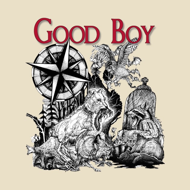 Good Boy Collage by Thomas R Clark