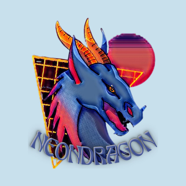 Disover Neon Dragon - Dragon - T-Shirt