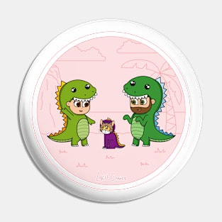 Dino Love Pin