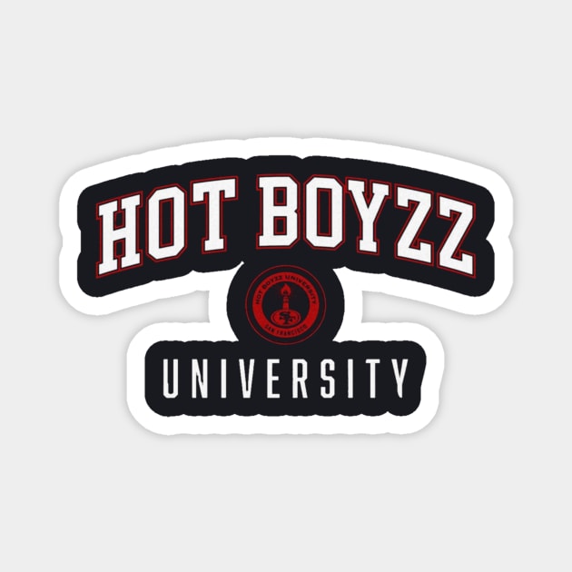 Hot Boyzz University Sf 49ers 28 Magnet by kazuha