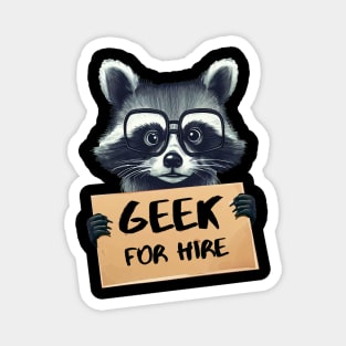 Geek Racoon Magnet