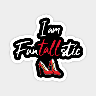 I am Funtallstic Red Shoes Heels Magnet