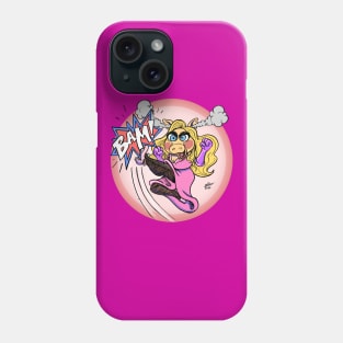 Angry Comic Book Piggy Phone Case