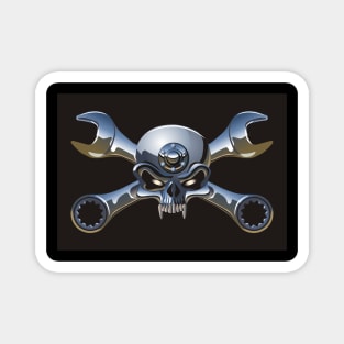 Metall Jolly Roger Magnet