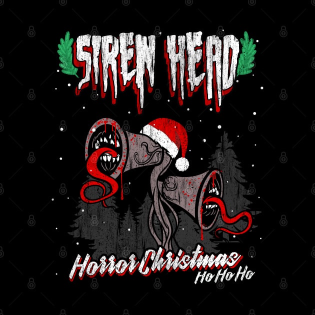 Siren Head horror Christmas by opippi