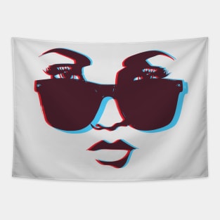 3D Glasses Tapestry