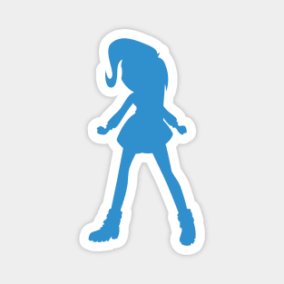 Trixie Equestria Girls Silhouette Magnet