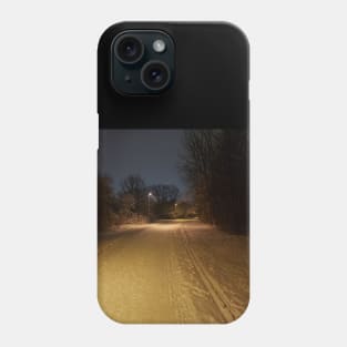 Winter in the park Phone Case