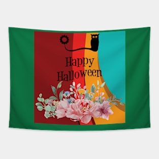 Colorful  halloween Tapestry