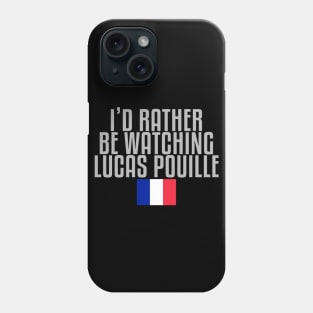 I'd rather be watching Lucas Pouille Phone Case