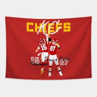 Travis Kelce x Patrick mahomes Tapestry