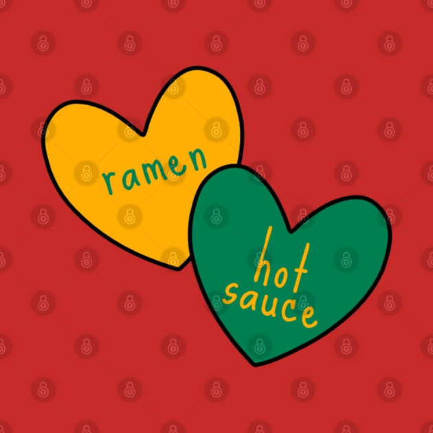 Ramen and Hot Sauce by radiogalaxy