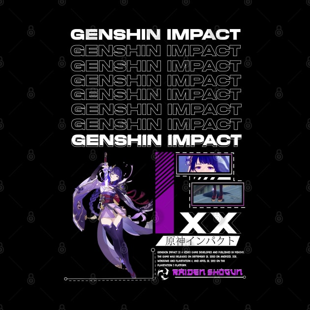 Raiden Shogun - Ghenshin Impact by Araki Shop